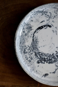 Resin Round Platter - Marble Palette