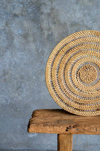 Rattan Place Mats and Coaster - Open Weave Light