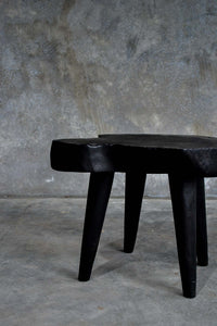 Wave Wood Coffee Table - Black