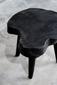 Wave Wood Coffee Table - Black
