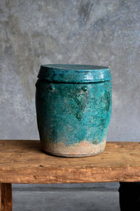 Ocean Glazed Jars - Blue + Green