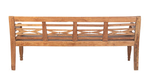 Carved Teak Daybed - Three