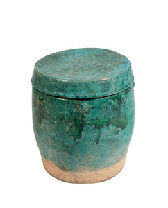 Ocean Glazed Jars - Blue + Green