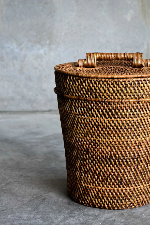 Natural Rattan Basket - Three