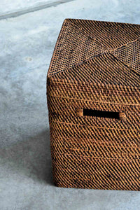 Natural Square Rattan Basket