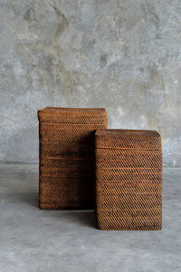 Natural Square Rattan Basket