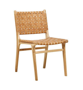 Dining Chair Woven- Tan- (Pre-Order Only)