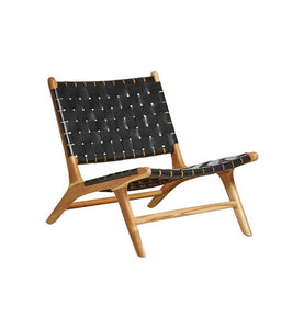 Low-line Roxy Woven Chair - Black (Pre-Order Only)