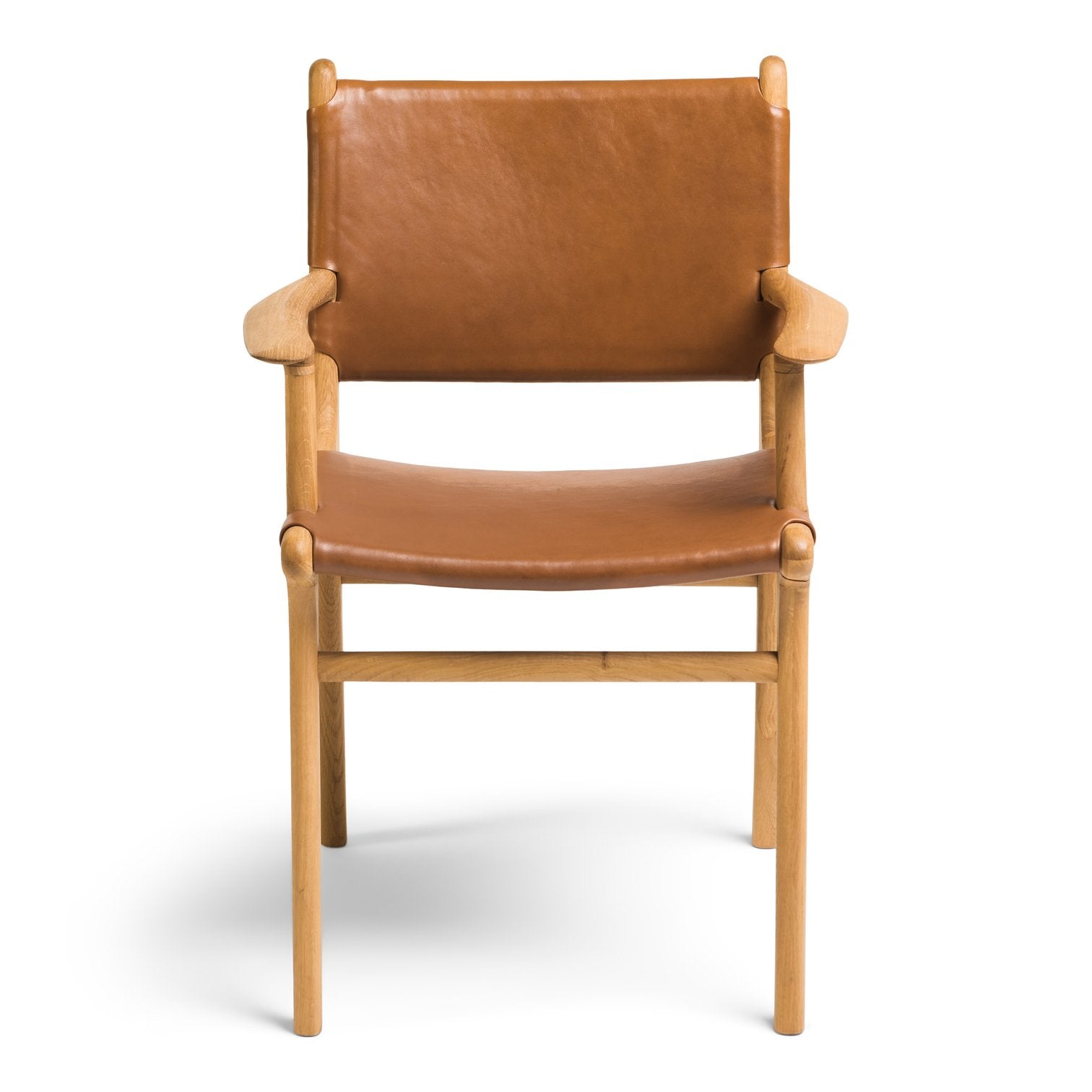 Dining Chair Flat with Arms- Tan (Pre-Order Only)