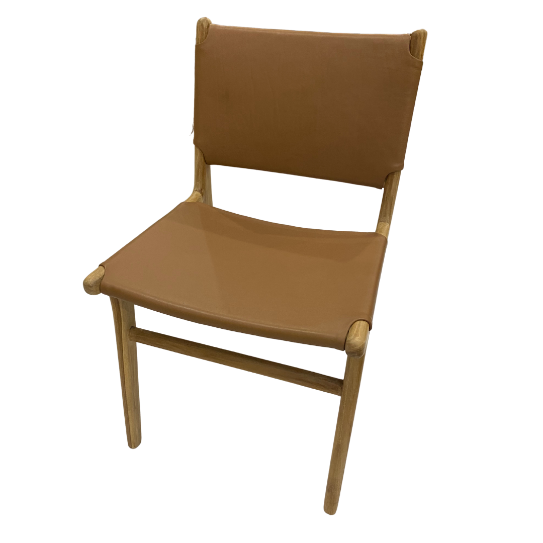 Dining Chair Flat - Tan