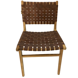 Dining Chair Woven - Chocolate PRE ORDER